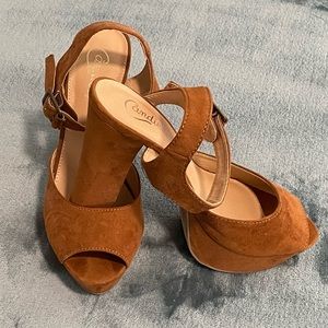 Candies platform chunky heels